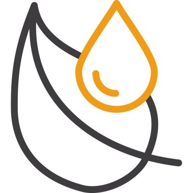 yağ damlası simgesi, vektör illüstrasyonu