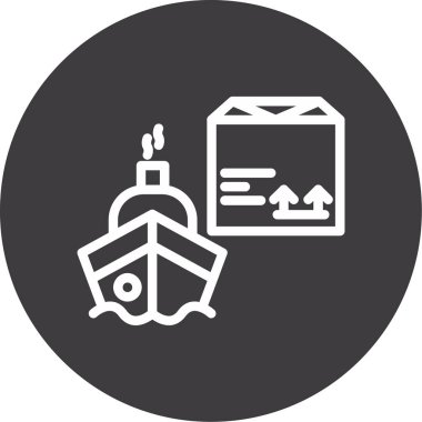 Vektör kutusu ico, vektör illüstrasyonu