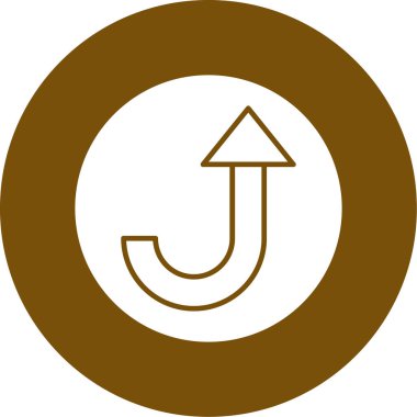 Ok. Web simgesi basit illüstrasyon