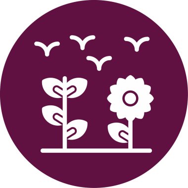 Modern simgenin vektör illüstrasyonu