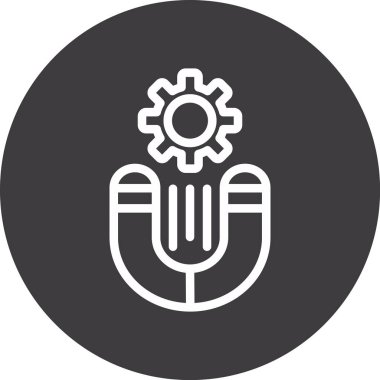 seo ve modern simgenin vektör illüstrasyonu