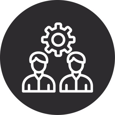 İnsan simgesinin vektör illüstrasyonu