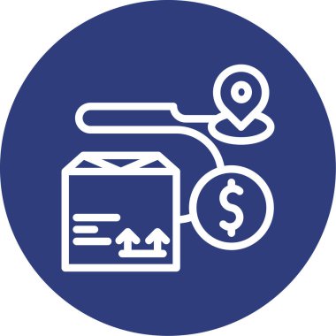 Dolar vektör simgesi modern simgesi