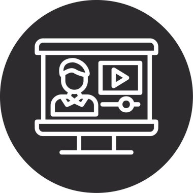 seo modern simgesinin vektör illüstrasyonu