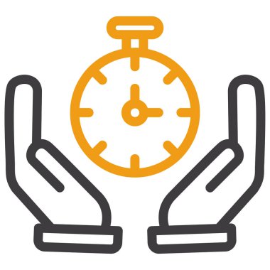 ok simgesi ile saat eli, özet biçimi