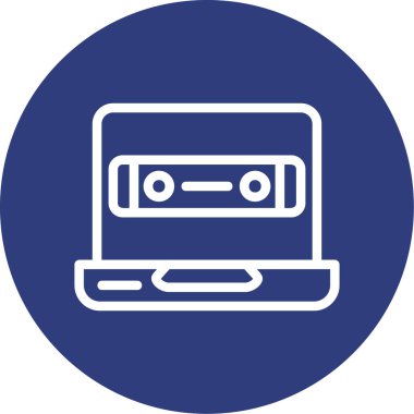 Radyo simgesinin vektör illüstrasyonu