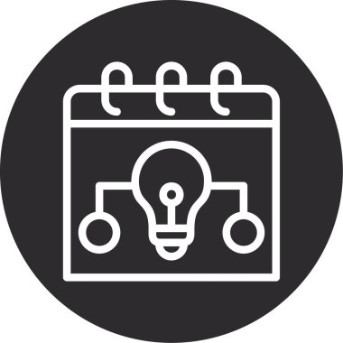 ampul simgesi vektör illüstrasyonu