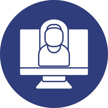 Dizüstü bilgisayar simgesinin vektör çizimi