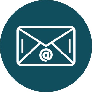 e- posta simgesi, vektör illüstrasyonu