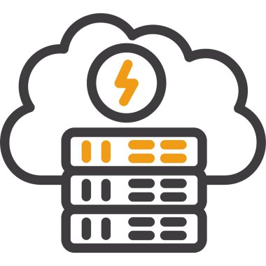 şeffaf arkaplanda izole edilmiş moda satır biçiminde veri depolama simgesi