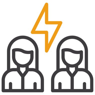 İş adamı ikonu. vektör illüstrasyonu