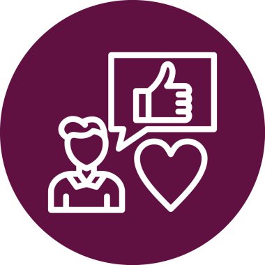 Simge vektör illüstrasyonu gibi