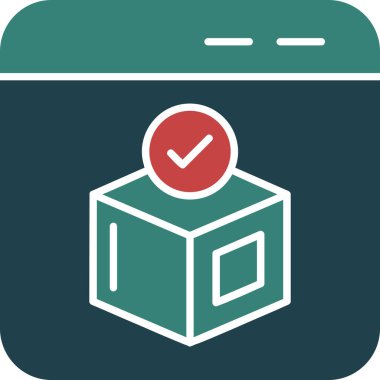 kontrol listesi simgesi, vektör illüstrasyonu