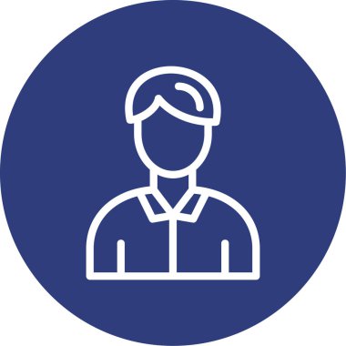 Vektör Avatar Simgesi illüstrasyonu