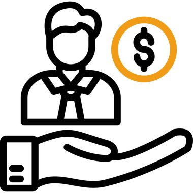 para simgesi vektör illüstrasyonu