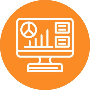 seo modern simgesinin vektör illüstrasyonu