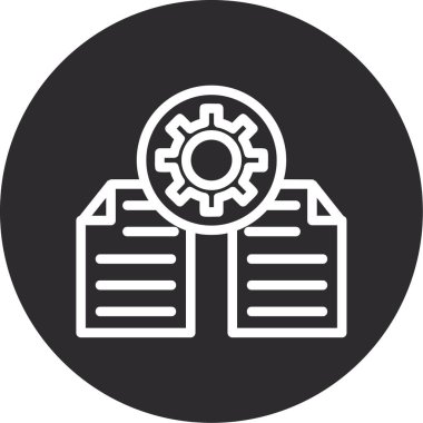 dişli simgesi vektör illüstrasyonu