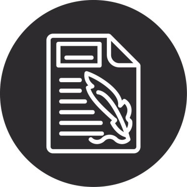 dosya belgesi simgesi, vektör illüstrasyonu