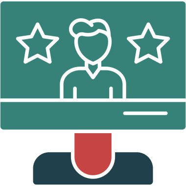 İş pazarlama. Basit simge