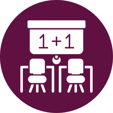 Modern b 'nin vektör illüstrasyonu sandalye ikonundan yoksun