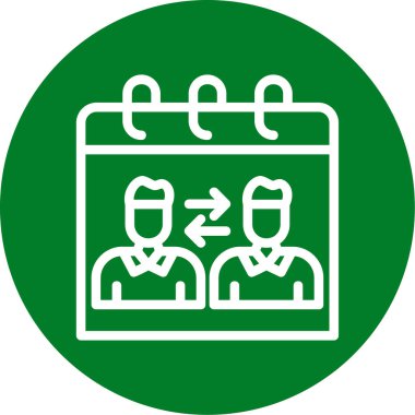 İnsan simgesinin vektör illüstrasyonu