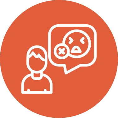 Üzücü bir simgenin vektör çizimi