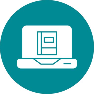 Bilgisayar. Web simgesi basit illüstrasyon