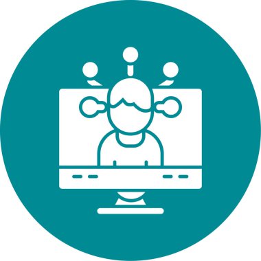 seo modern simgesinin vektör illüstrasyonu