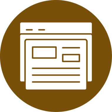 Ağ simgesi. vektör illüstrasyonu