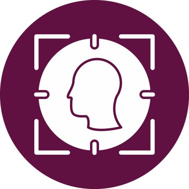 Kafa profili olan adam.