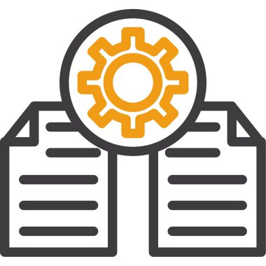 İş ve finans simge vektör.