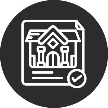 Ev. Web simgesi basit tasarım