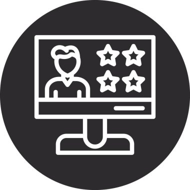 Beğeni simgesi, vektör illüstrasyonu