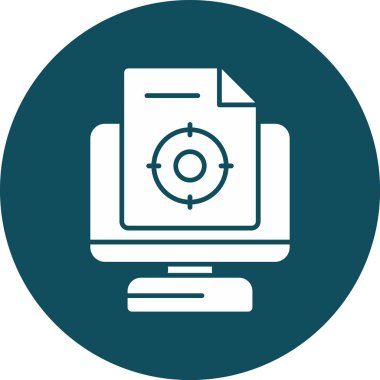 seo modern simgesinin vektör illüstrasyonu