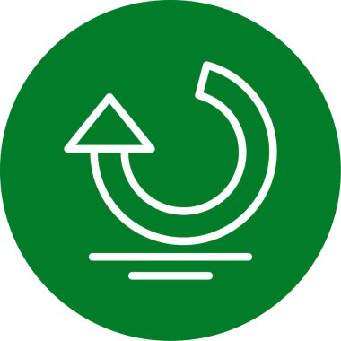 Ok. Web simgesi basit illüstrasyon