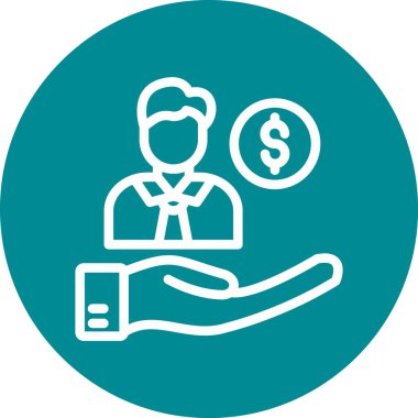 Seo simgesinin vektör illüstrasyonu