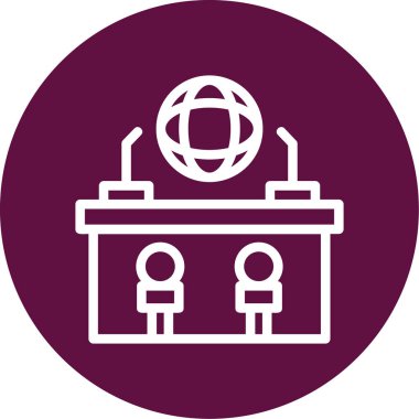 modern simge illüstrasyonu, b