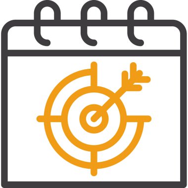 iş takvim simge vektör çizim