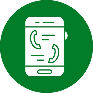 telefon arama vektör simgesi modern basit tasarım illüstrasyonu