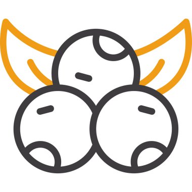 Yumurtalar. Web simgesi basit illüstrasyon