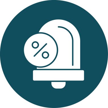 Tıbbi maske simgesinin vektör çizimi