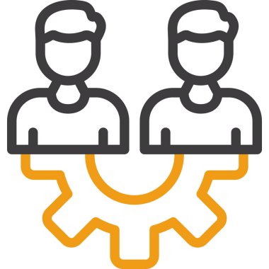 iş takımı vektör illüstrasyonu