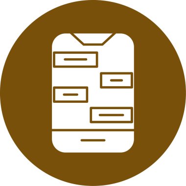 m-cüzdan simge vektör çizim