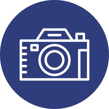 fotoğraf makinesi ikon vektör illüstrasyonu