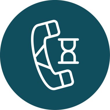 telefon simgesi, vektör illüstrasyonu