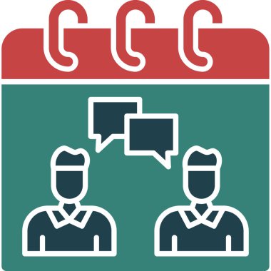 İş ve finans simgesinin vektör illüstrasyonu