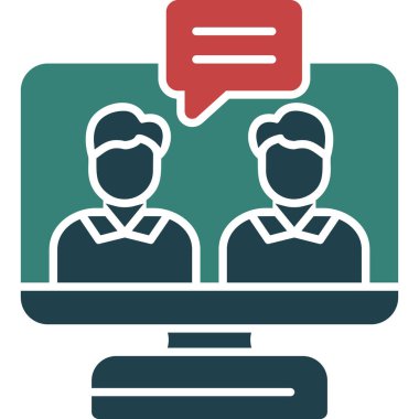 seo modern simgesinin vektör illüstrasyonu