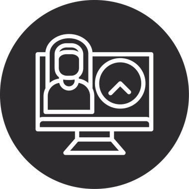 seo modern simgesinin vektör illüstrasyonu