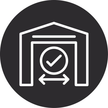 Çemberde siyah saati olan bir saat vektör simgesi