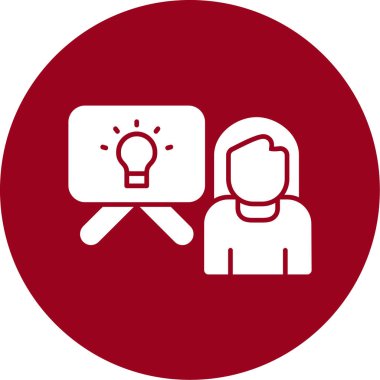 Fikir simgesi vektör illüstrasyonu